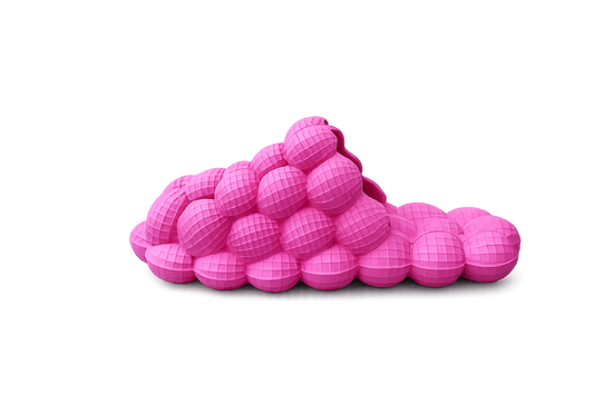 Women’s Pink Bubble Massage Slides