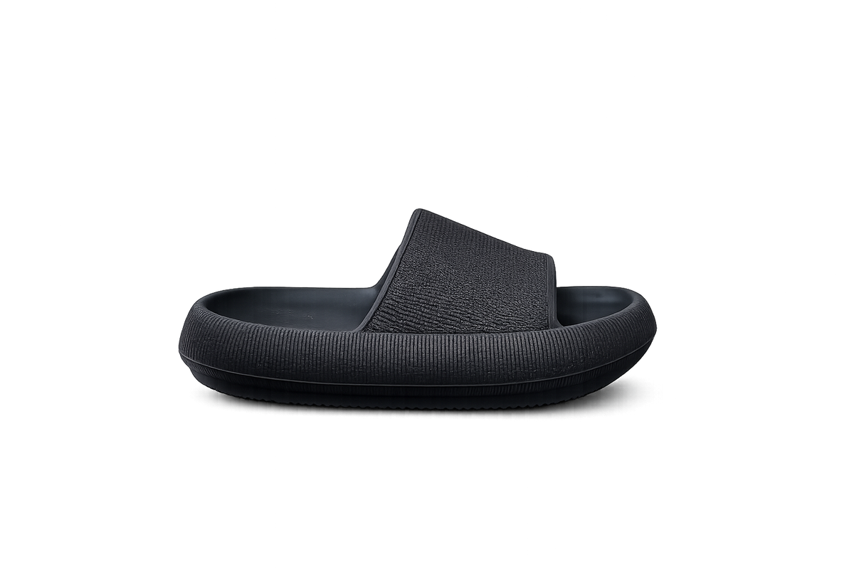 Men’s Black Cloud Comfort Cushion Slides - 38 EU / 24 CM - view 4