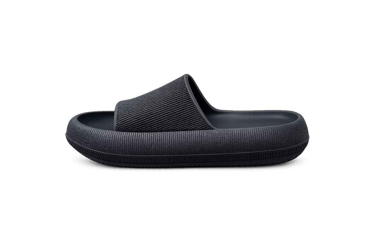 Men’s Black Cloud Comfort Cushion Slides - 38 EU / 24 CM - view 5