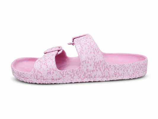 Women's Shade & Shore Floral Two-Band Slides – Pink