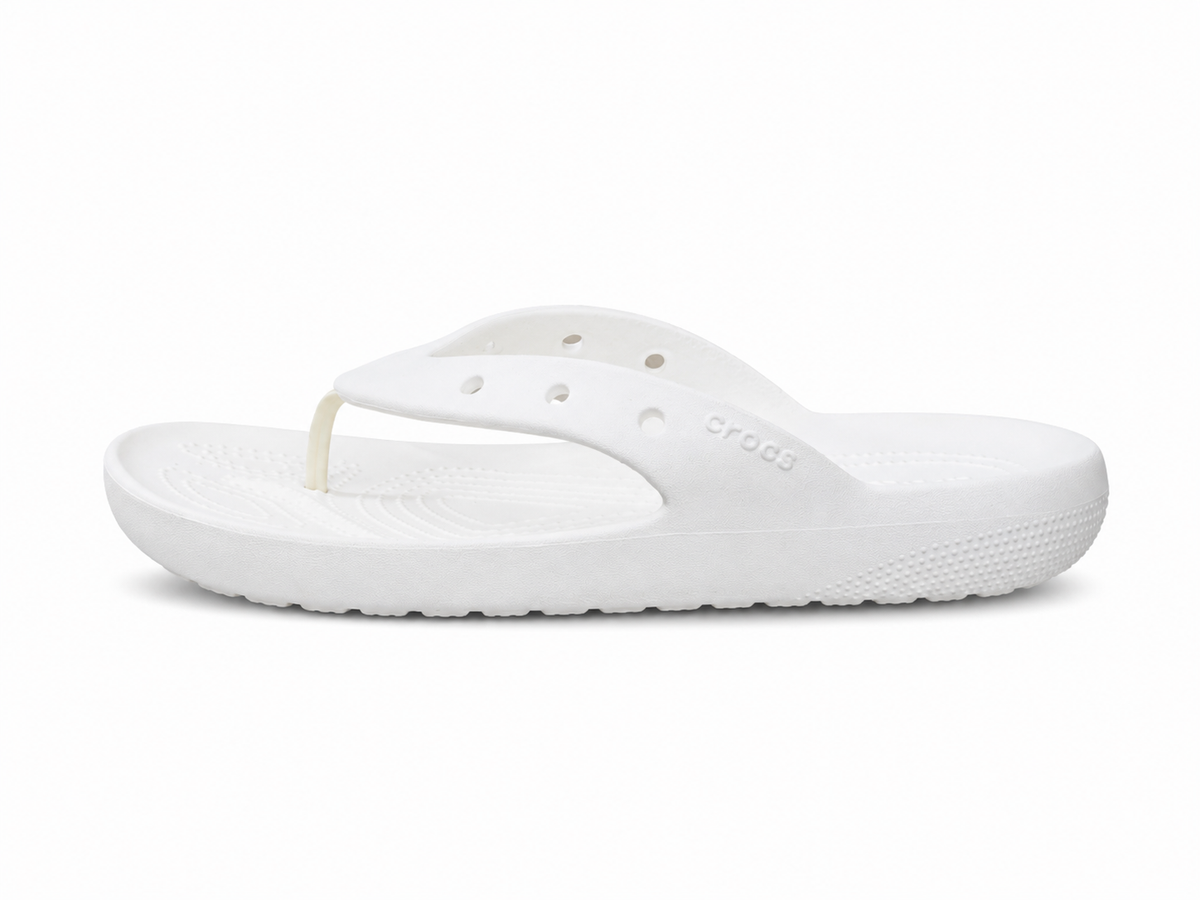 Men's Crocs Classic Flip – White - 42 EU / 26.5 CM - view 5