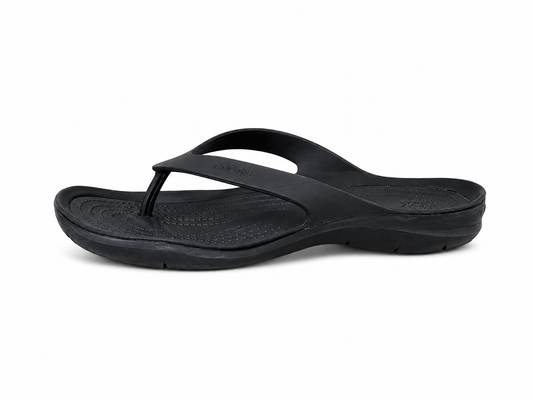 Women's Crocs Swiftwater Flip Flops – Black