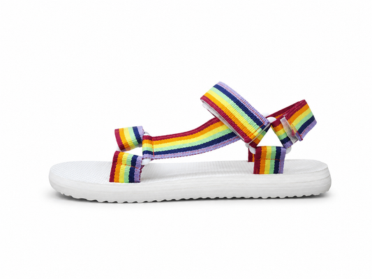 Women's Soulmates Rainbow Sport Sandals – White