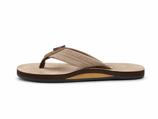 Women's Rainbow Single Layer Arch Support Flip Flops