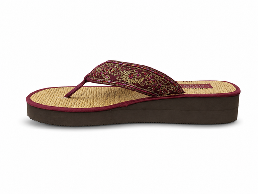 Women's Old Navy Embellished Wedge Flip Flops