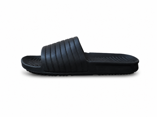 Men's Athletic Works Tunnel Slides – Black