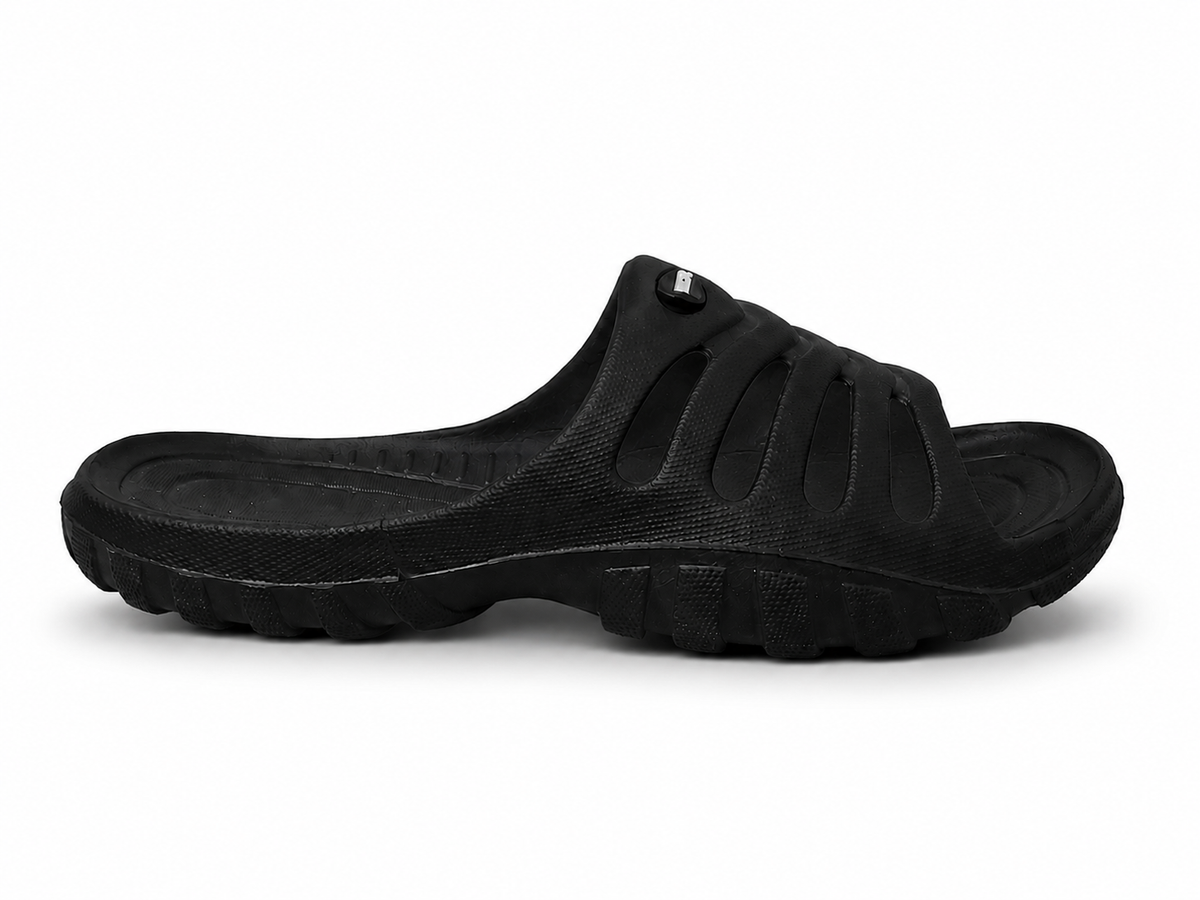 Men's Tiger Multi-Strap Slides – Black - 42.5 EU / 27 CM - view 6
