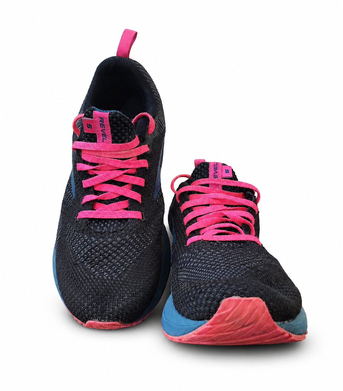 Brooks Revel 5 Women's Running Shoes Black Pink Blue