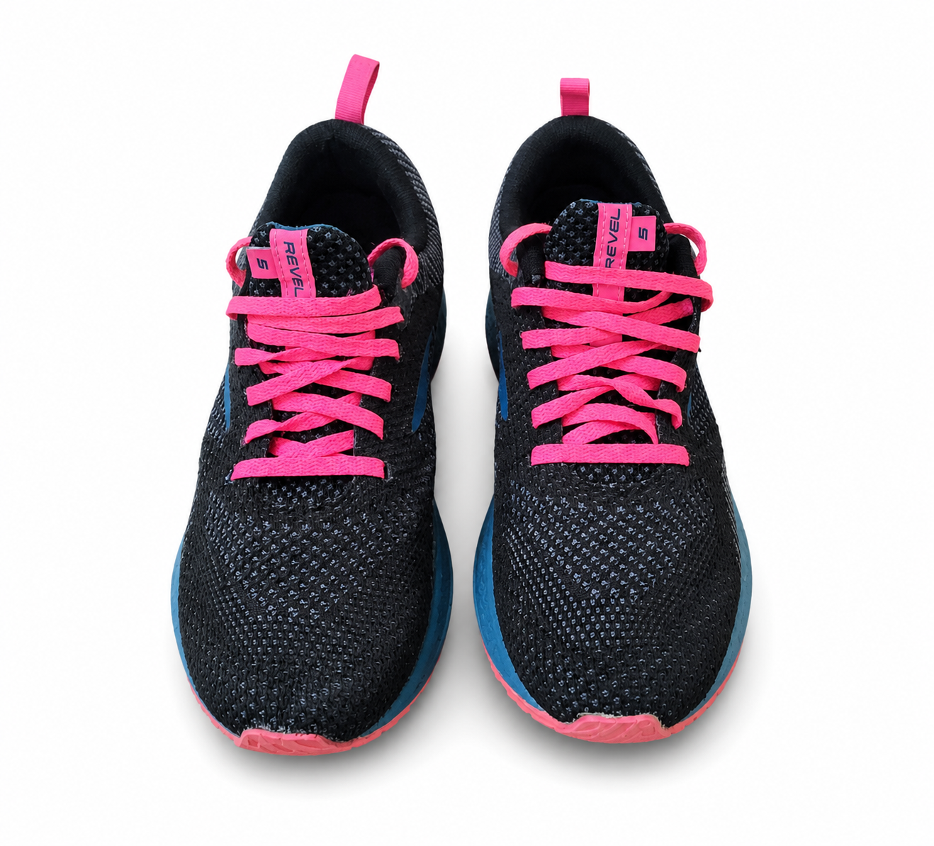 Brooks Revel 5 Women's Running Shoes Black Pink Blue