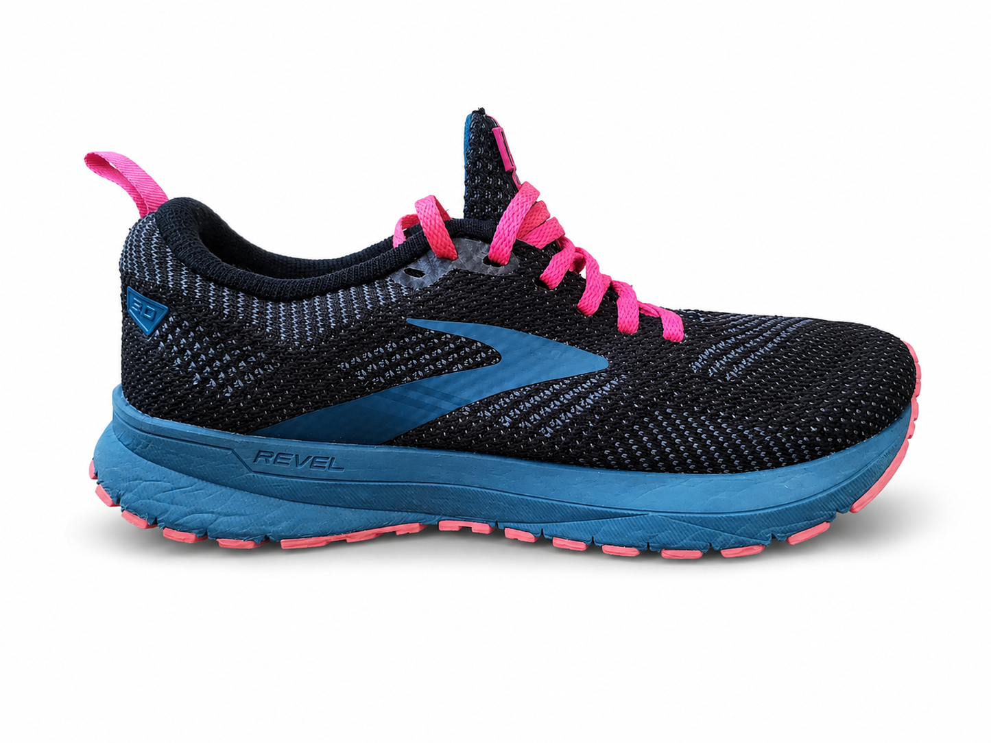 Brooks Revel 5 Women's Running Shoes Black Pink Blue
