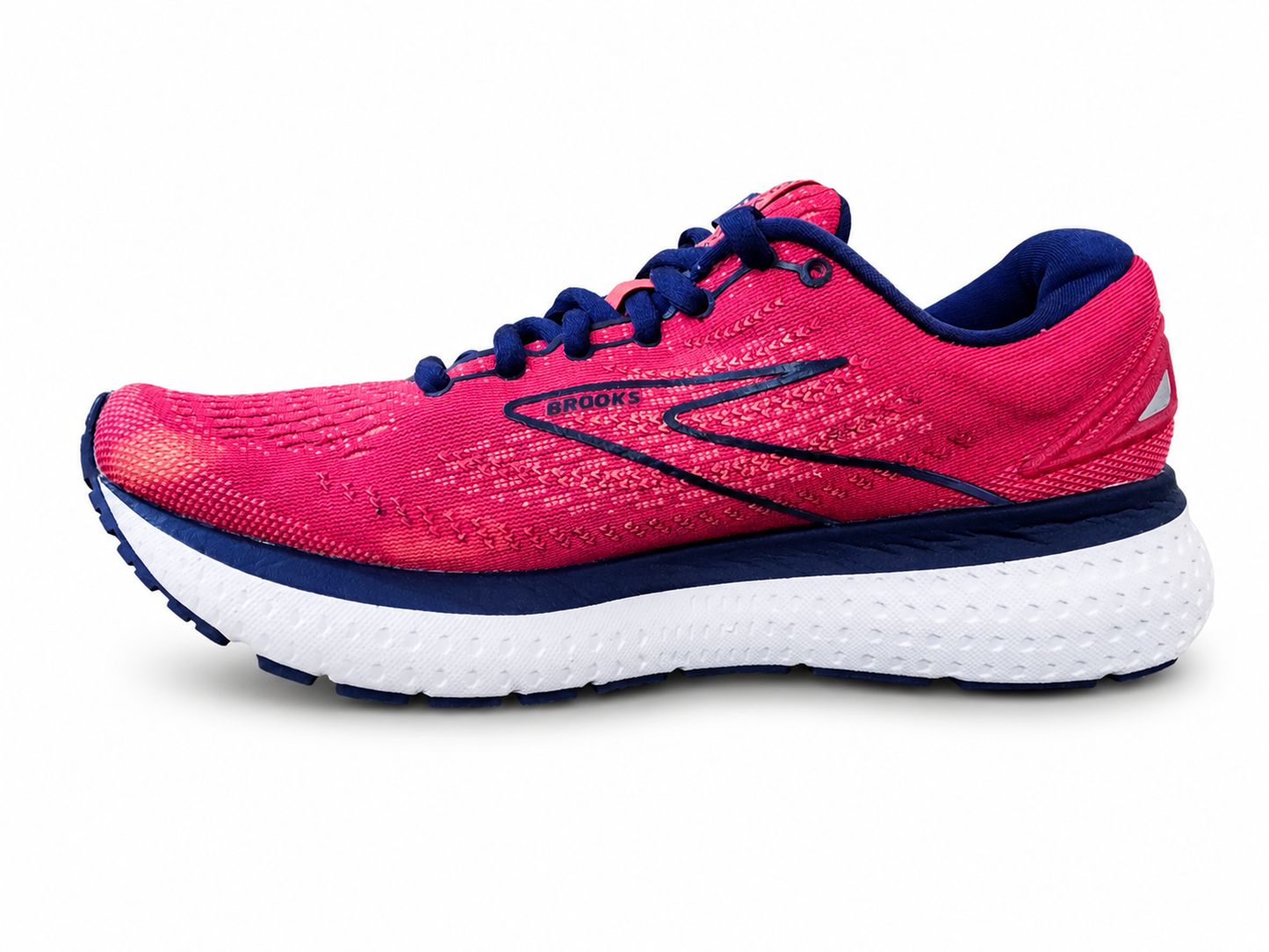 Brooks Glycerin GTS 19 Women's Running Shoes Pink Navy