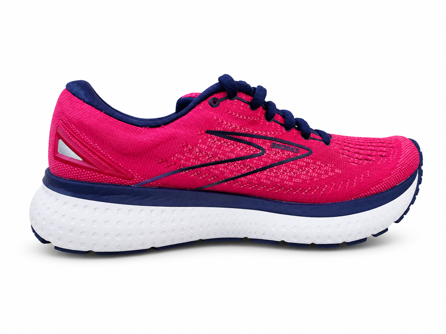 Brooks Glycerin GTS 19 Women's Running Shoes Pink Navy