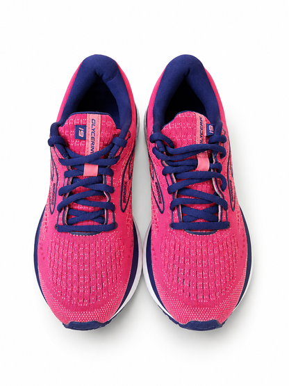 Brooks Glycerin GTS 19 Women's Running Shoes Pink Navy