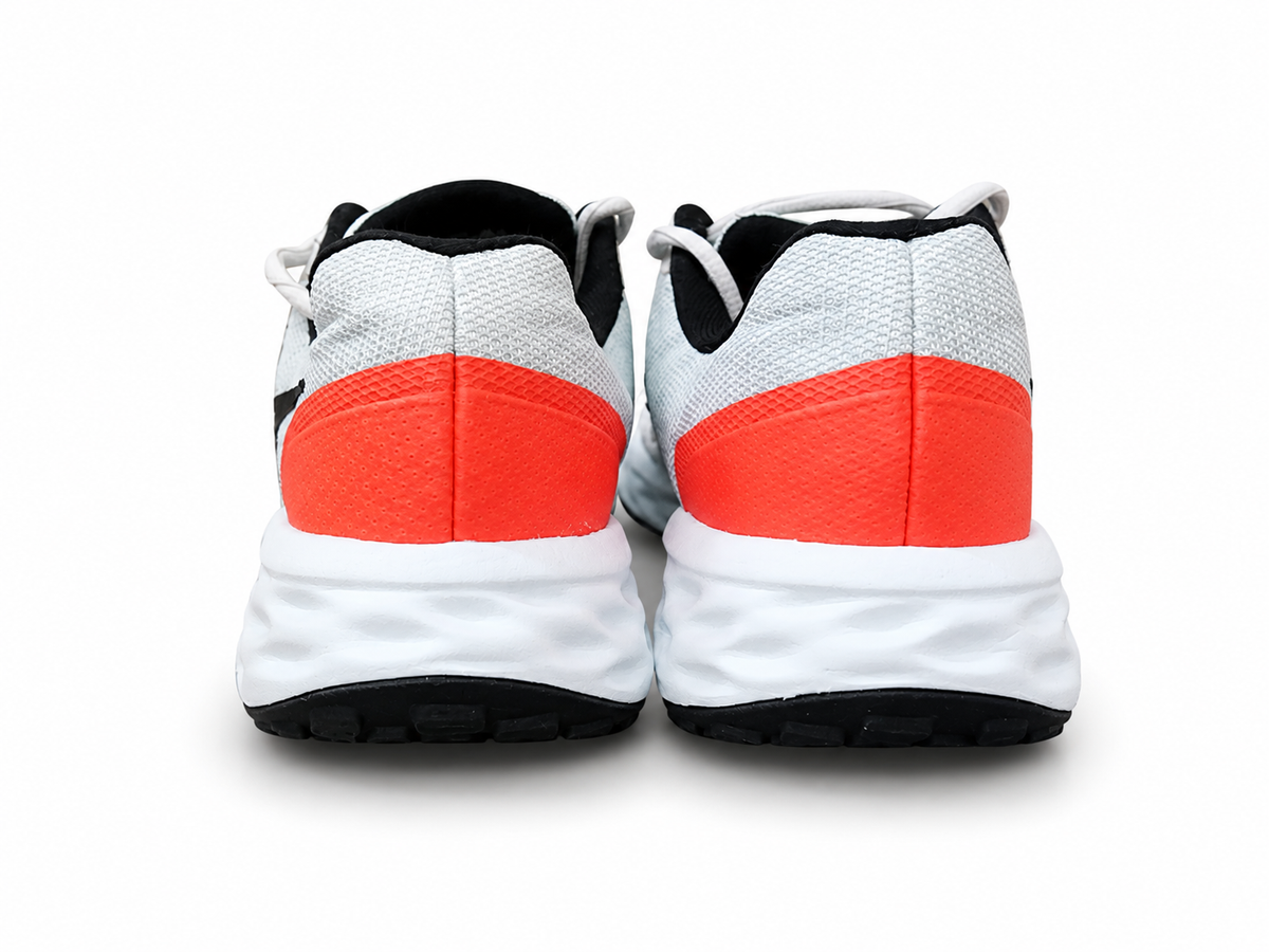 Nike Revolution 6 White Mesh Running Shoes