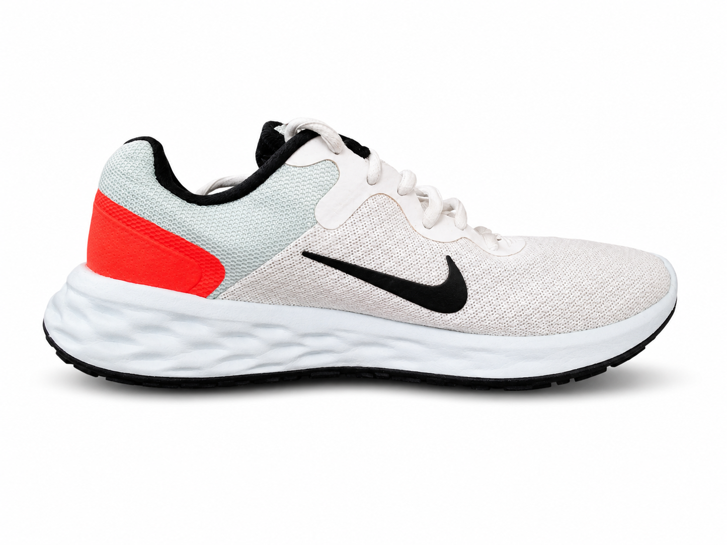 Nike Revolution 6 White Mesh Running Shoes