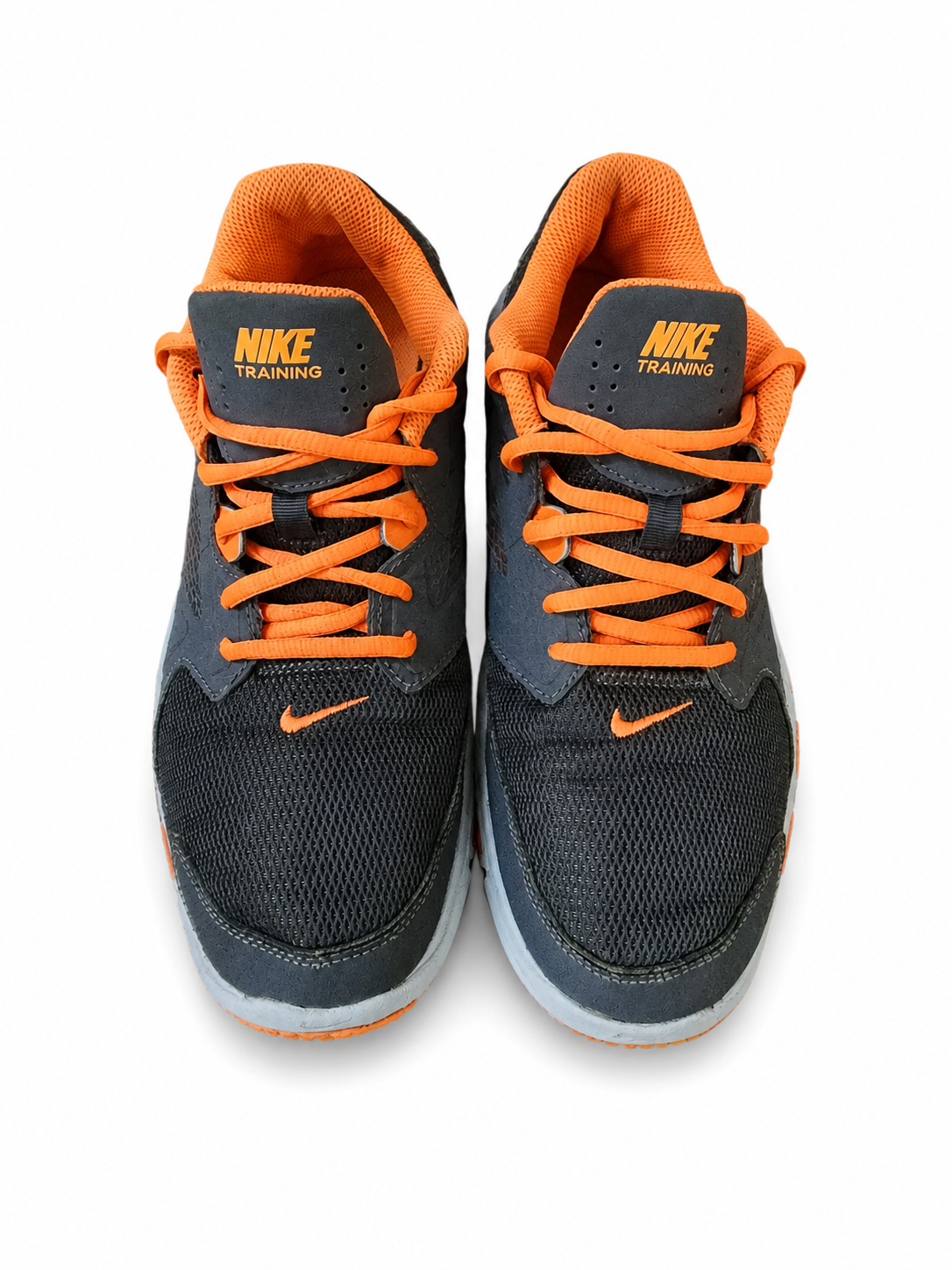 Nike Flex Supreme Grey Orange Training Shoes