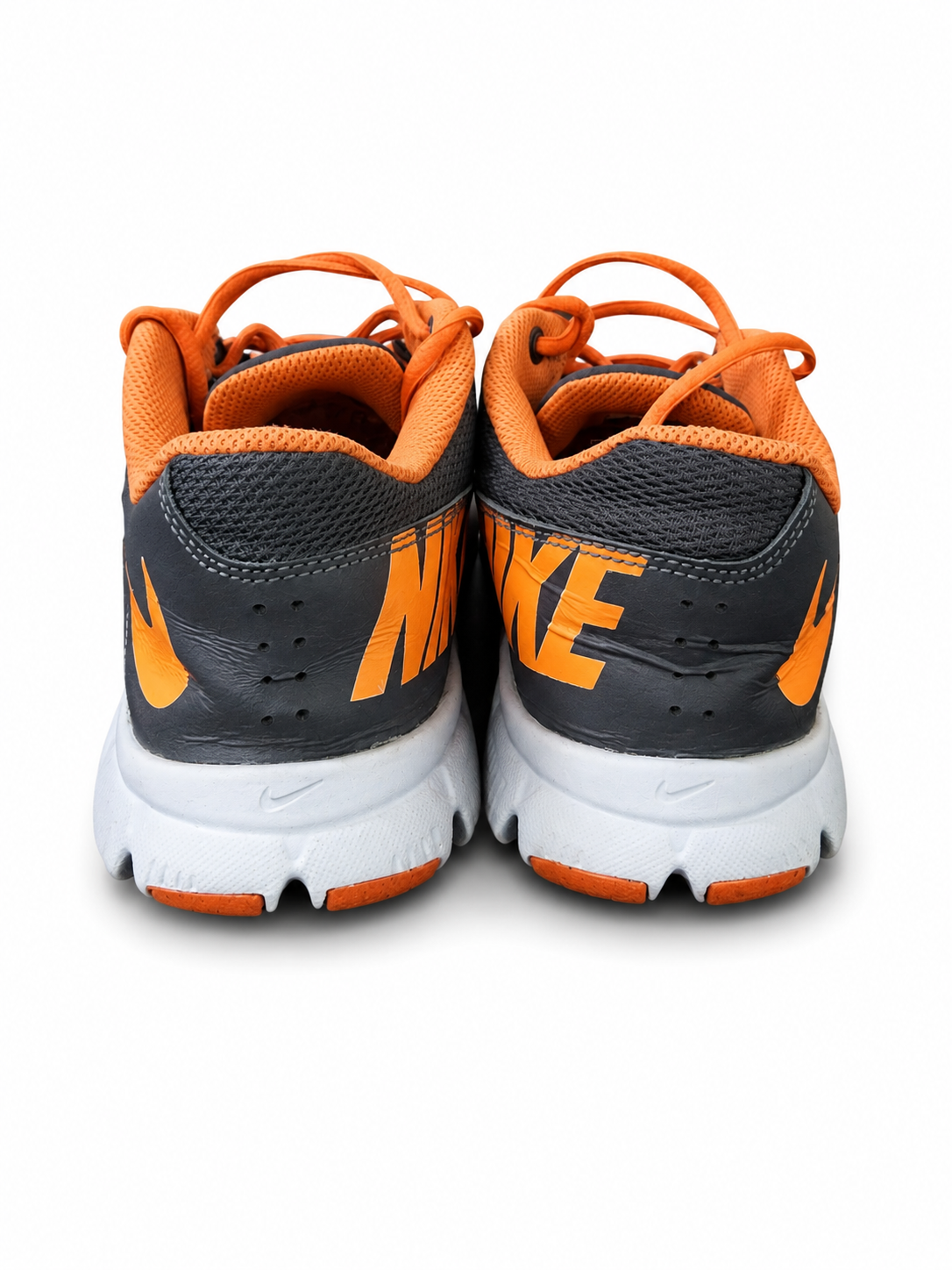 Nike Flex Supreme Grey Orange Training Shoes