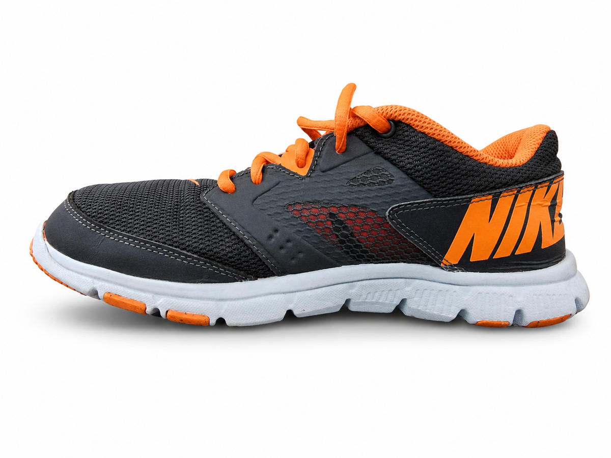 Nike Flex Supreme Grey Orange Training Shoes