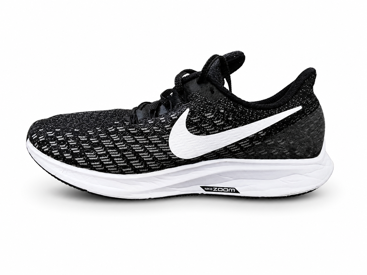 Nike Men's Air Zoom Pegasus 35 Black White Running Shoes