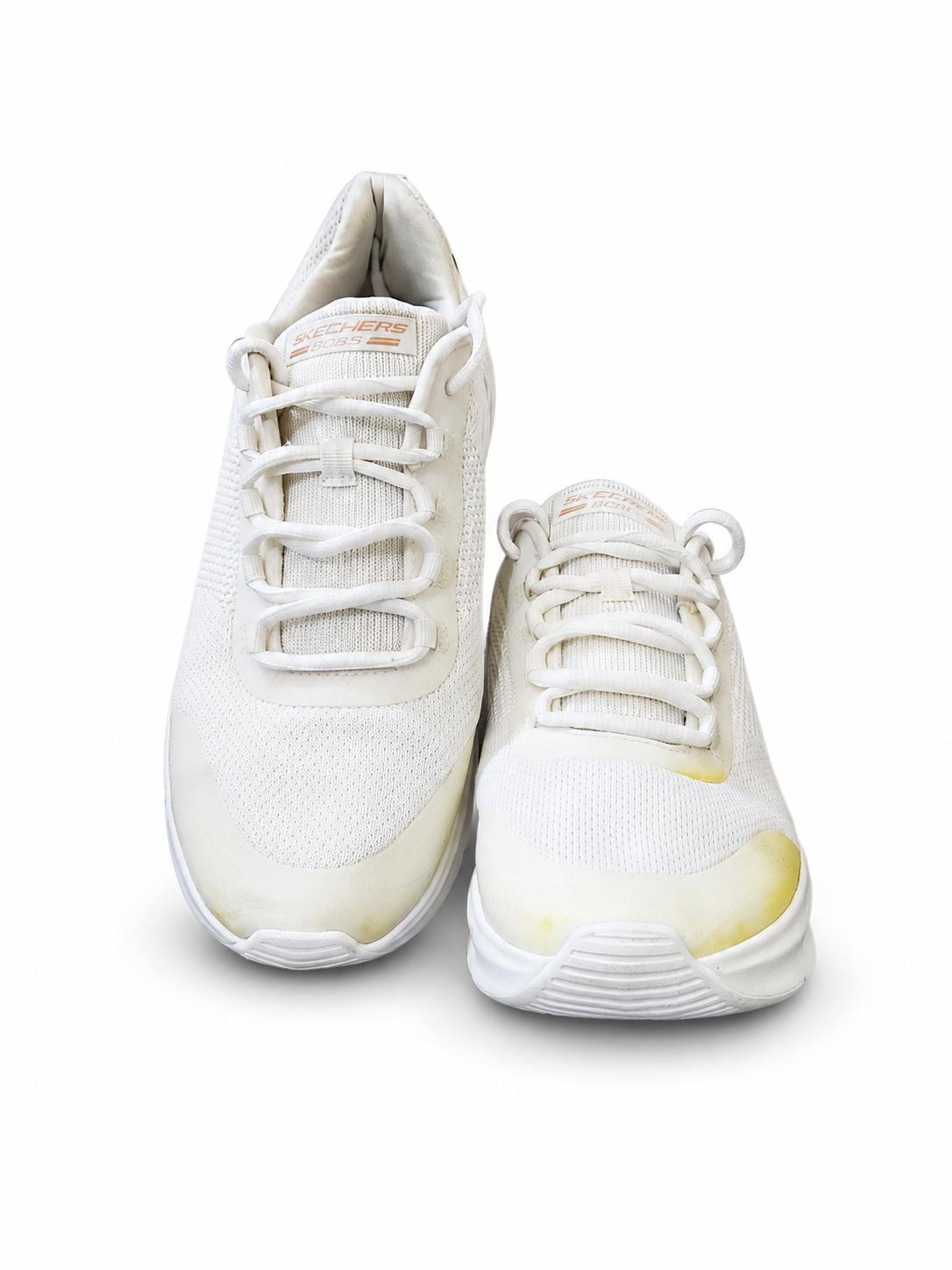 Skechers BOBS Women's Lightweight Comfort Walking Shoes – White