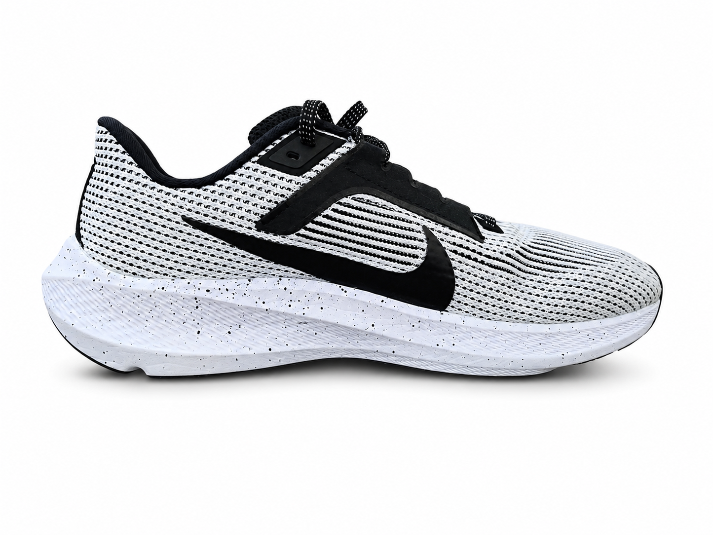 Nike Air Zoom Pegasus 40 Fly Ease White Black Running Shoes