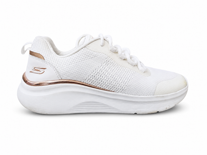 Skechers BOBS Women's Lightweight Comfort Walking Shoes – White