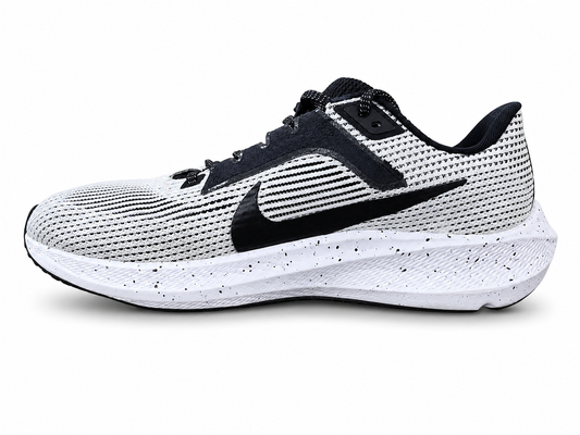 Nike Air Zoom Pegasus 40 Fly Ease White Black Running Shoes