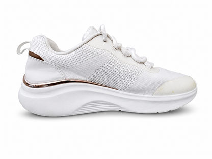 Skechers BOBS Women's Lightweight Comfort Walking Shoes – White
